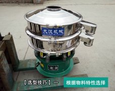 振動(dòng)篩粉機(jī)選型技巧大分析！
